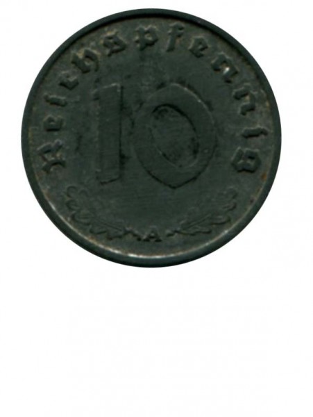 Третий Рейх 10 рейхспфеннигов 1940 г.  А