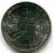 Монета США 25 центов 2010 год. Национальный парк Гранд-Каньон. D