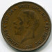 Монета Великобритания 1 пенни 1928 год.