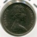 Монета Бермудские Острова 5 центов 1970 год.