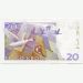 Банкнота Швеция 20 крон 2008 год.