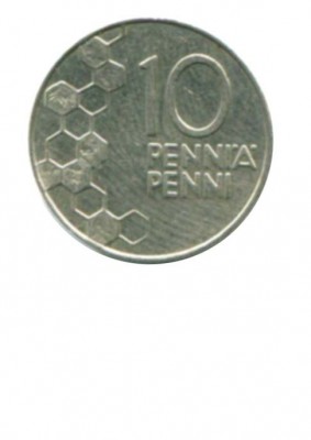 Финляндия 10 пенни 1993 г.