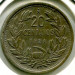 Монета Чили 20 сентаво 1924 год.