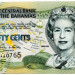 Банкнота Багамские острова 1/2 доллара 2001 год.