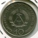 Монета ГДР 10 марок 1972 год. Мемориал "Бухенвальд".