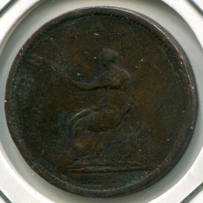 Монета Великобритания 1/2 пенни 1806 год.