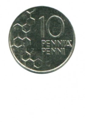 Финляндия 10 пенни 1996 г.