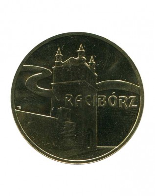 2 злотых, Рацибуж 2007 г. Исторические города Польши