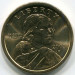 Монета США 1 доллар 2003 год. D "Сакагавея"
