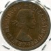 Монета Великобритания 1 пенни 1967 год.