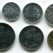 Набор Сан-Марино из 7-ми монет 1974 год.
