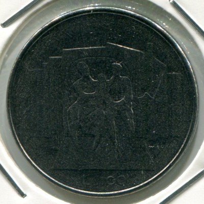 Монета Сан-Марино 100 лир 1976 год.