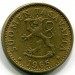 Монета Финляндия 20 пенни 1965 год.
