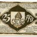 Банкнота город Хагенов 25 пфеннигов 1922 год.