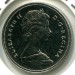 Монета Канада 50 центов 1968 год. Королева Елизавета II 