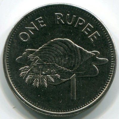 Монета Сейшелы 1 рупия 2010 год.