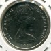 Монета Новая Зеландия 10 центов 1981 год.