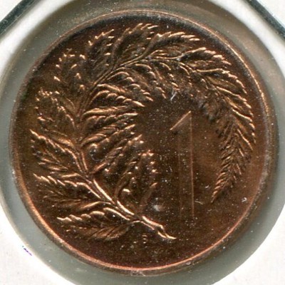 Монета Новая Зеландия 1 цент 1980 год.