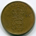 Монета Дания 1 крона 1956 г. Король Фредерик IX