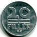 Монета Венгрия 20 филлеров 1976 год.