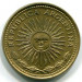 Монета Аргентина 10 песо 1976 год.
