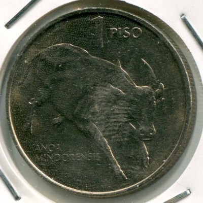 Монета Филиппины 1 писо 1983 год.