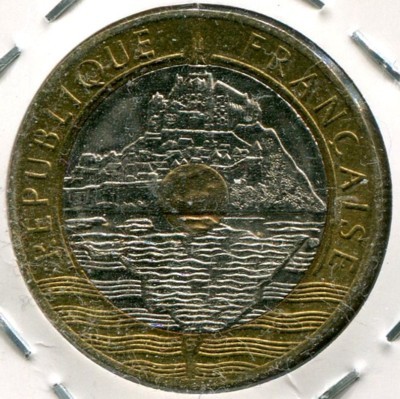 Монета Франция 20 франков 1993 год.