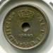 Монета Норвегия 10 эре 1948 год.