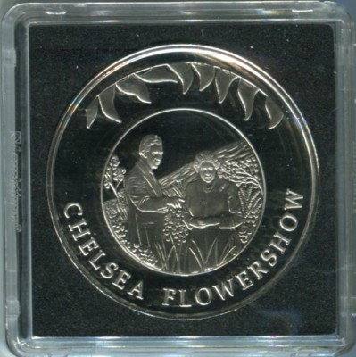 Фолклендские острова, 50 пенсов Посещение Цветочной выставки в Лондонском районе Челси 2002 г.