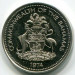 Монета Багамские острова 5 центов 1974 год.