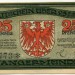 Банкнота город Тангермюнде 25 пфеннигов 1921 год.