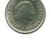 Нидерланды 25 центов 1958 г.