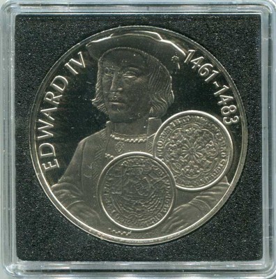 Фолклендские острова, 50 пенсов 2001 г. Эдвард IV (1461-1483)