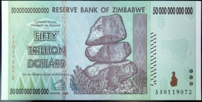 Зимбабве, Банкнота 50 000 000 000 000 долларов