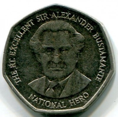 Монета Ямайка 1 доллар 1995 год.