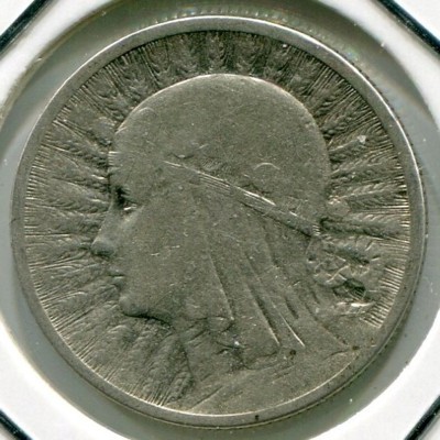 Монета Польша 2 злотых 1933 год.