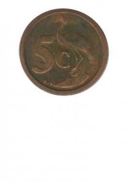 ЮАР 5 центов 1990 г.