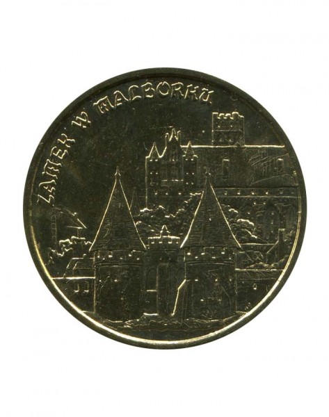 2 злотых Замок в Мальборке 2002 г. Памятники культуры Польши