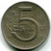Монета Чехословакия 5 крон 1979 год. 