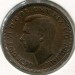 Монета Великобритания 1/2 пенни 1937 год.