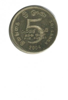 Шри-Ланка (Цейлон) 5 рупий 2004 г.