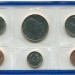 США годовой набор из 5-ти монет 1990 год. P