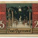 Банкнота город Бад-Пирмонт 25 пфеннигов 1921 год.