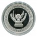 Конго, серебряная монета 240 франков год Дракона 2012 г.