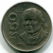 Монета Мексика 50 песо 1987 год.