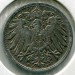 Монета Германия 10 пфеннигов 1908 год. J