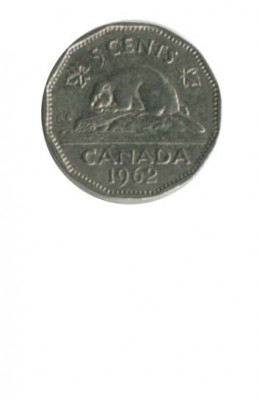 Канада 5 центов 1962 г.