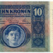 Банкнота Австро-Венгрия 10 крон 1915 год.