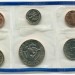 США годовой набор из 5-ти монет 1985 год. P