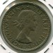 Монета Великобритания 1/2 кроны 1957 год.